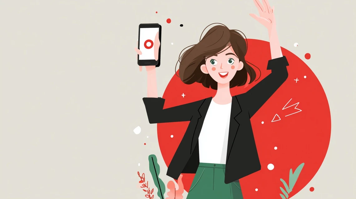 楽天1000円クーポン消失時の確認点を見る日本人女性の画像