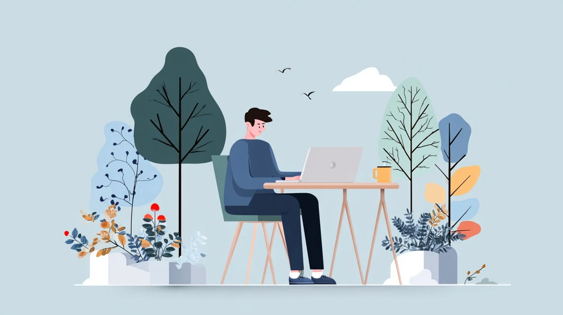 他社と比較しオートバックスのタイヤ下取りキャンペーンを選ぶ男性
