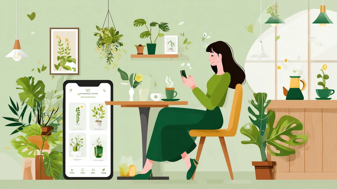 通常料金とクーポン価格差を確認する日本人
