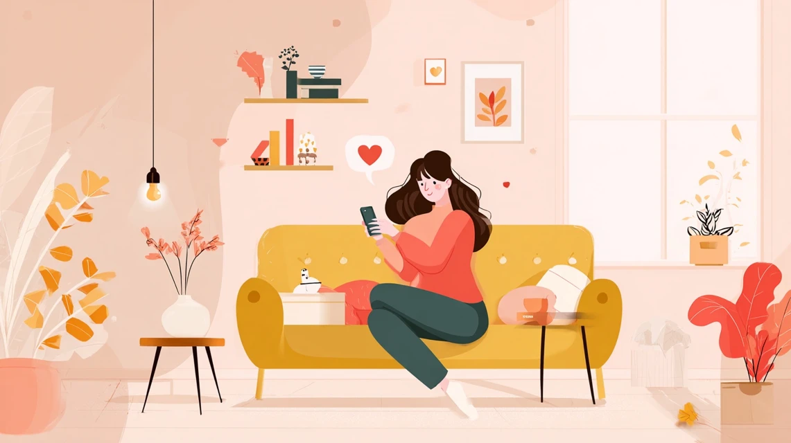 2025年以降のプリペイドCP予定を確認する女性
