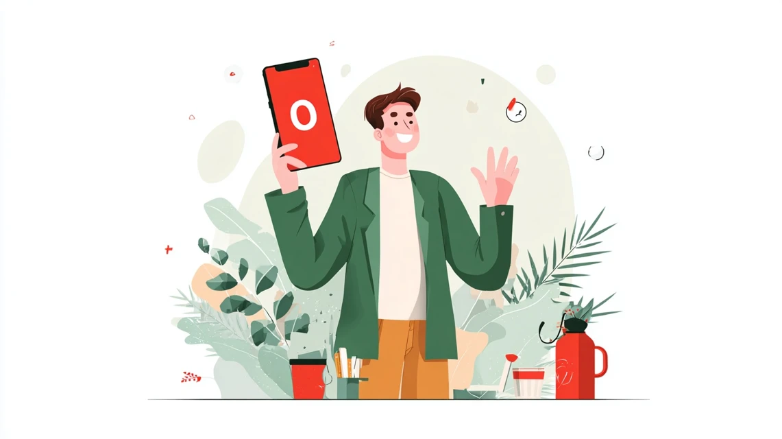 Amazonや楽天でスターターパックの最安値を比べる男性