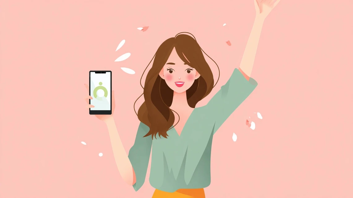 ベルトラ割引を調べる女性の様子
