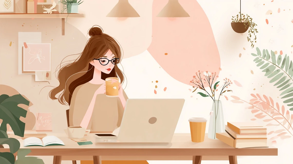 おしゃれコンシャスのアウトレット確認をする女性の様子