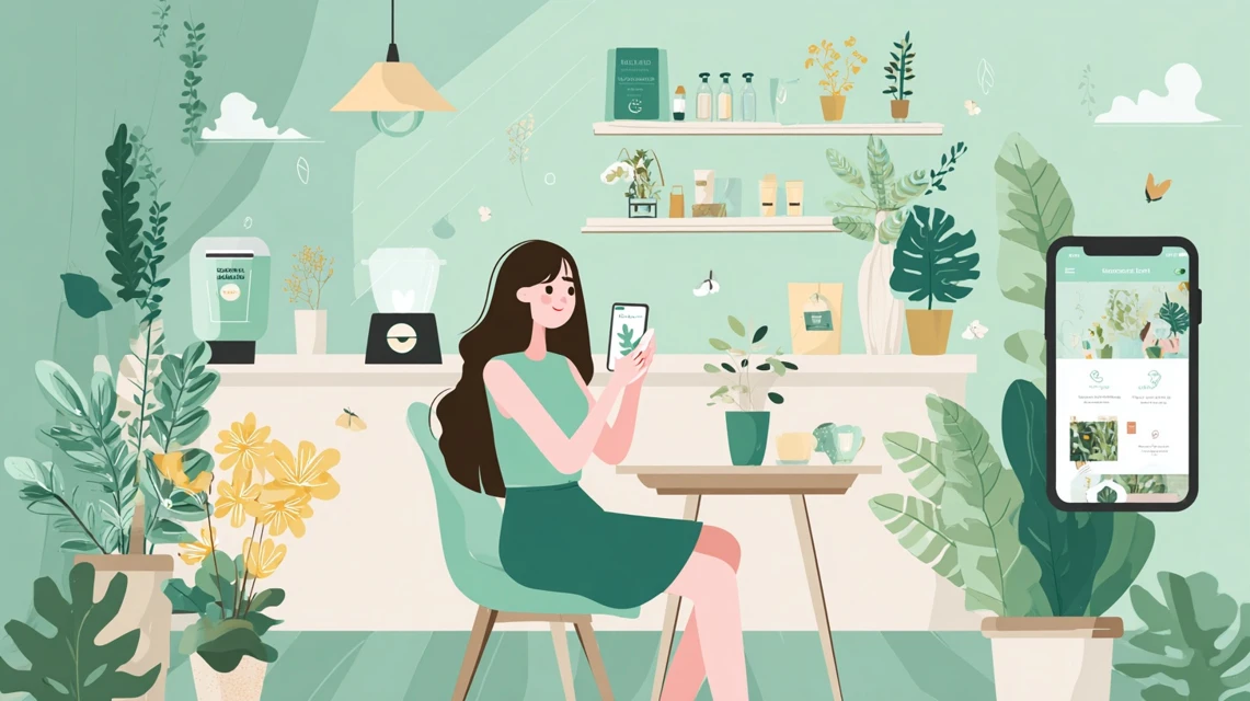 最新状況を調べる日本人の画像
