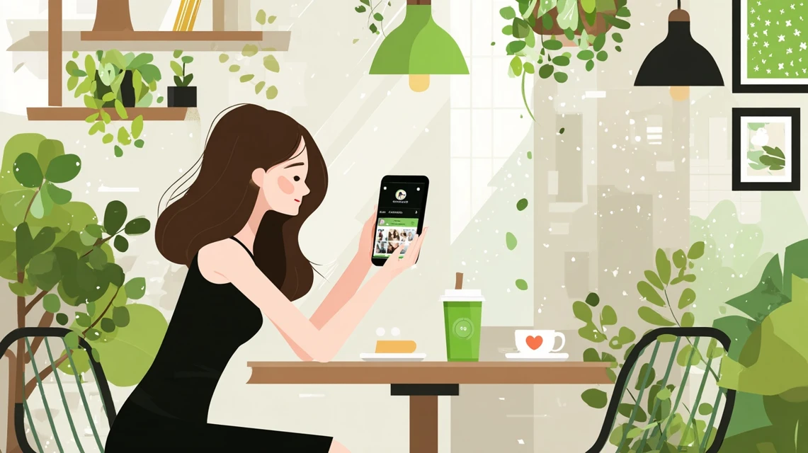 wpcお得技を確認する日本人の画像