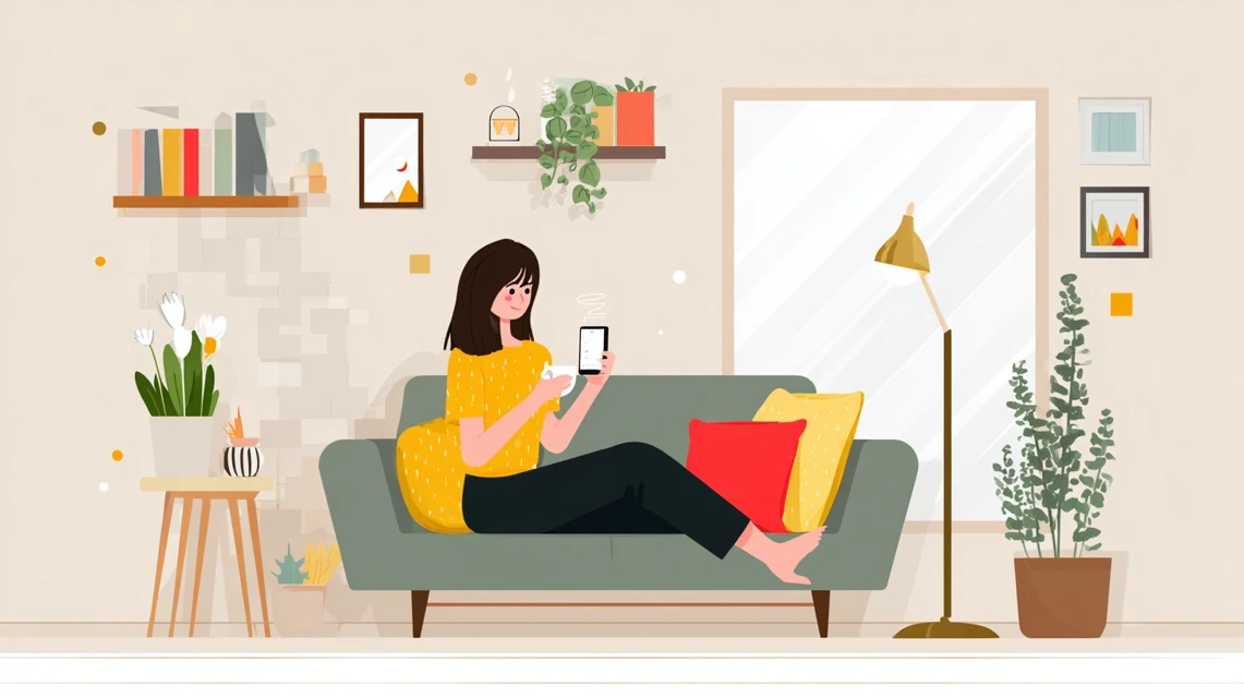 アメニティ情報を見る日本人の画像