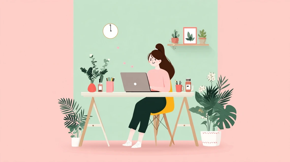 モニター口コミを調べる日本人の画像
