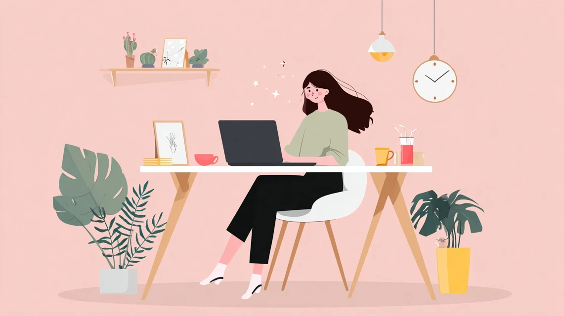 エクスブルー料金表とコース内容を確認する女性
