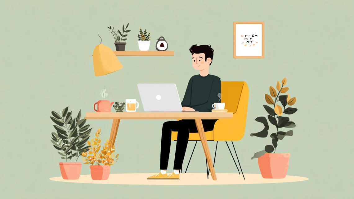 下取り情報を見る男性の画像