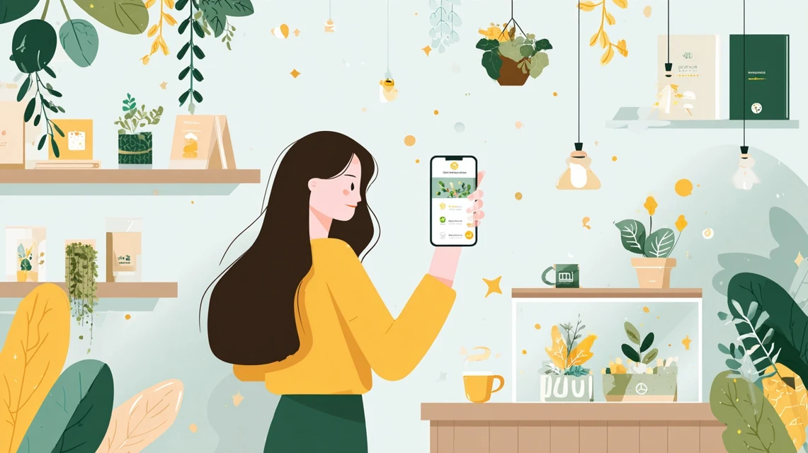 招待コード特典を理解する女性の画像