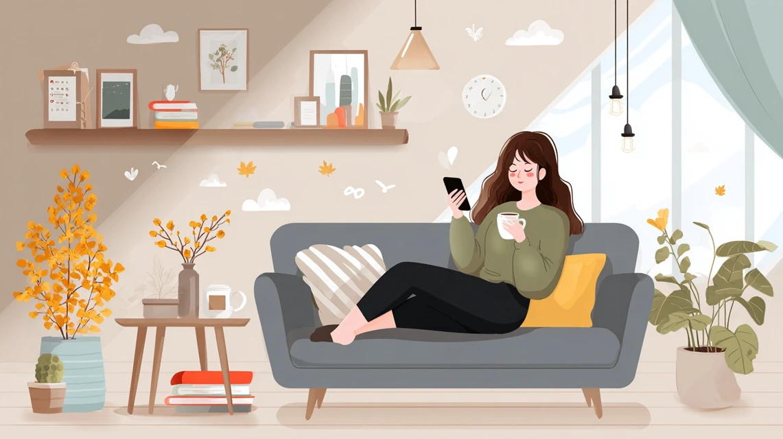 クーポンを使いやすくするアプリ設定を変更する日本人
