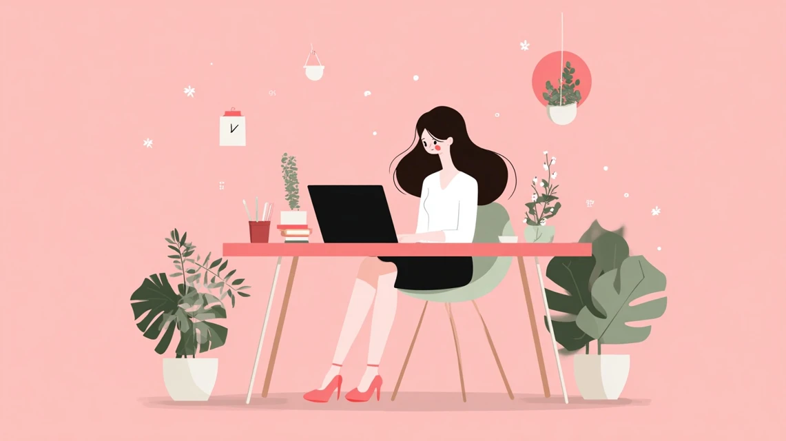 リナビスクーポンコードをポイントサイトで比較する女性の画像