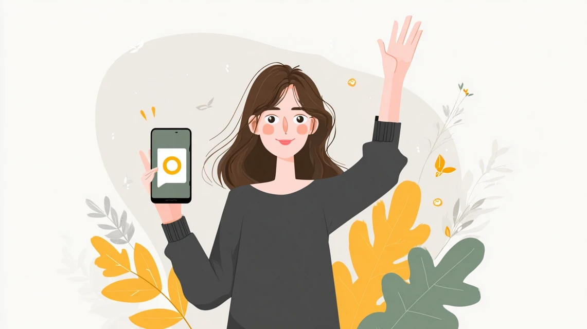 利用前の注意点を確認する女性の画像
