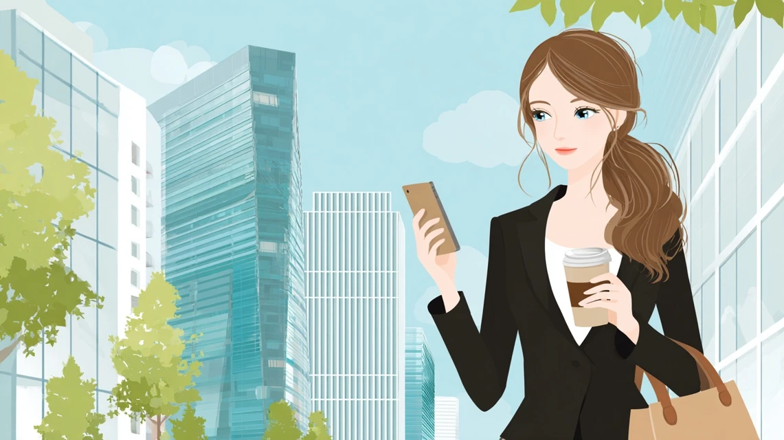 アメニティ品質を調べる日本人の画像