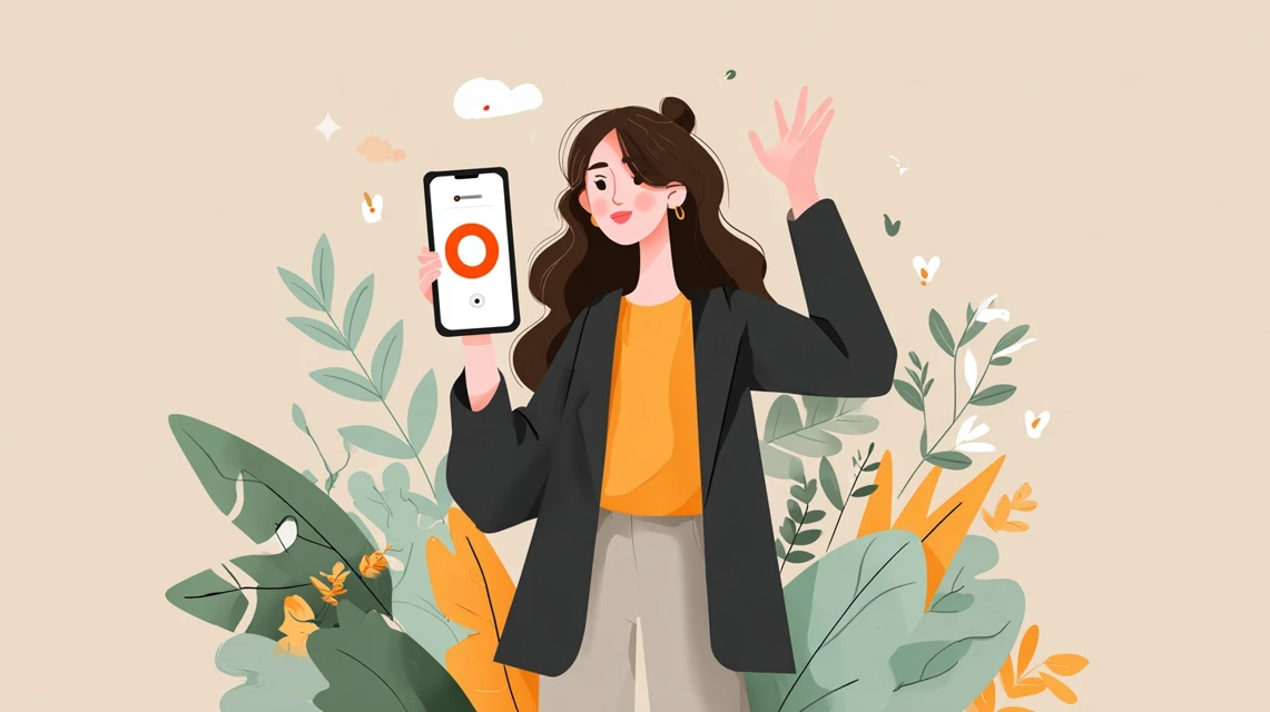 割引制度を調べる日本人の画像