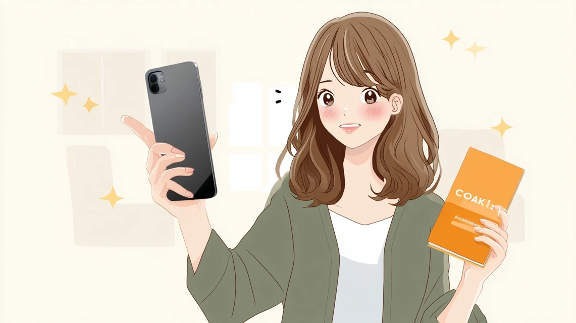 入力方法を見直す日本人がスマホを操作する姿