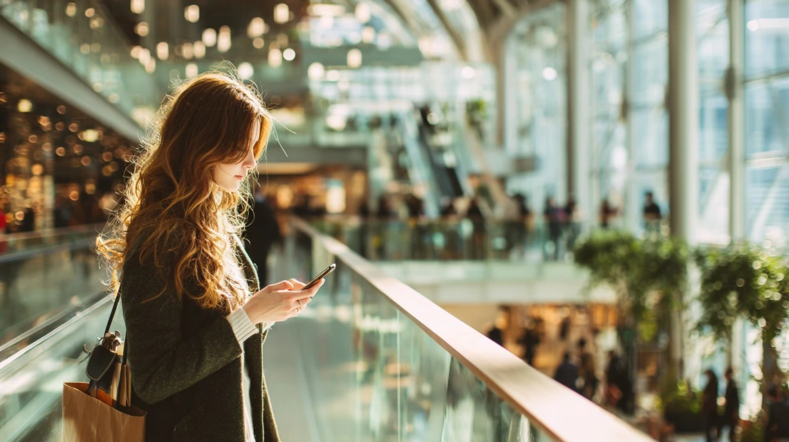 Pixel10の発送とコード到着を確認する日本人女性