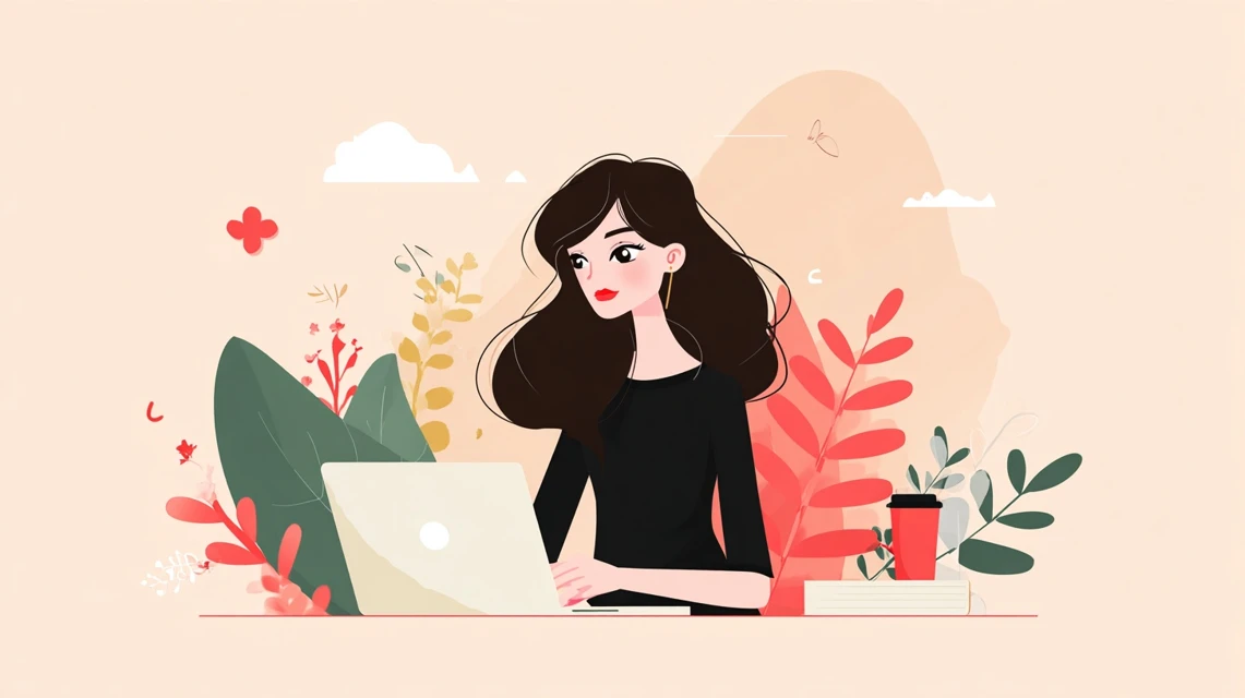 関税情報を確認する日本人の画像