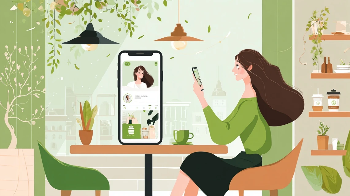 お得な購入店と買い時を比較検討する女性
