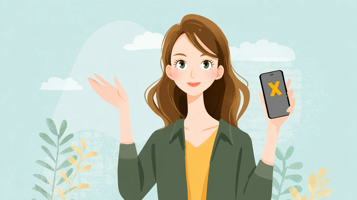 アウトレット利用時の注意点を確認する女性