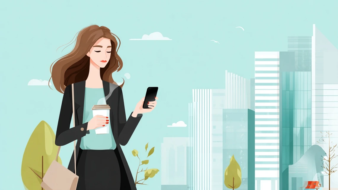 jalクーポン対応ホテルと宿泊プラン一覧を比べる女性