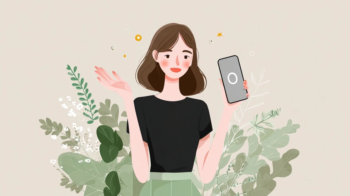 退会時の割引条件を確認する日本人の画像
