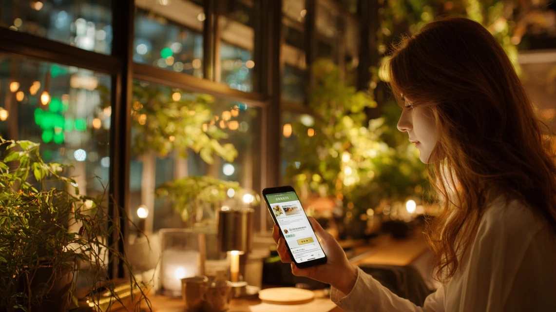 反映タイミングを調べる日本人のスマホ画面
