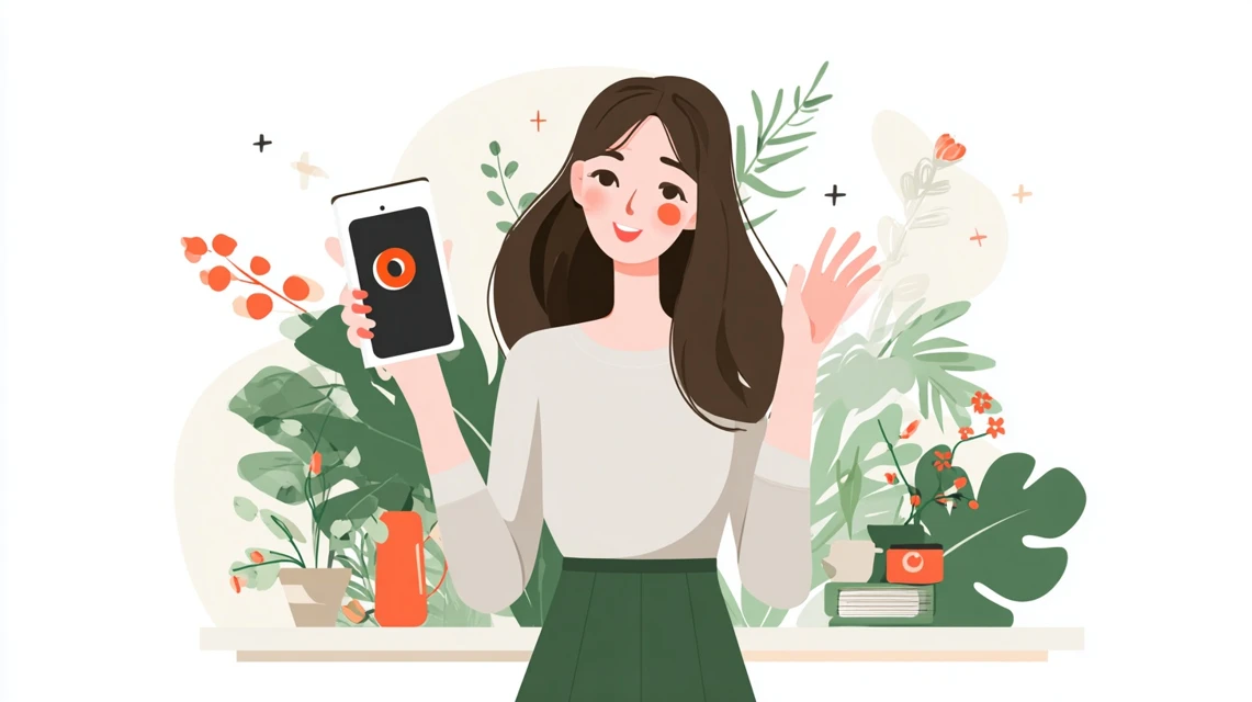 お持ち帰り一割引かっぱ寿司クーポンコードを活用する女性