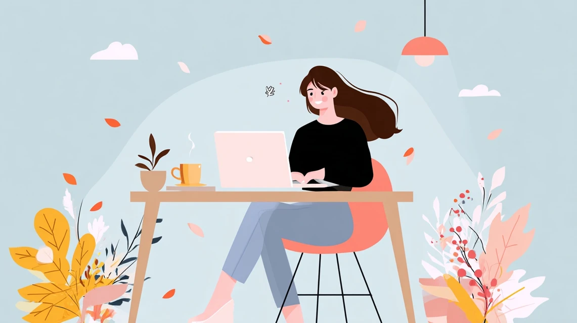 18000ポイント達成条件を確認する女性の画像
