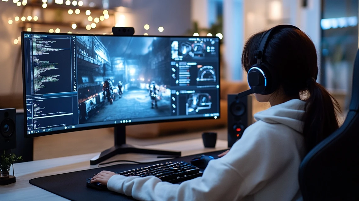 gジェネコード利用の確認を行う日本人プレイヤー