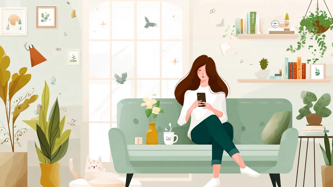 キャンペーン入力画面を見る日本人の画像