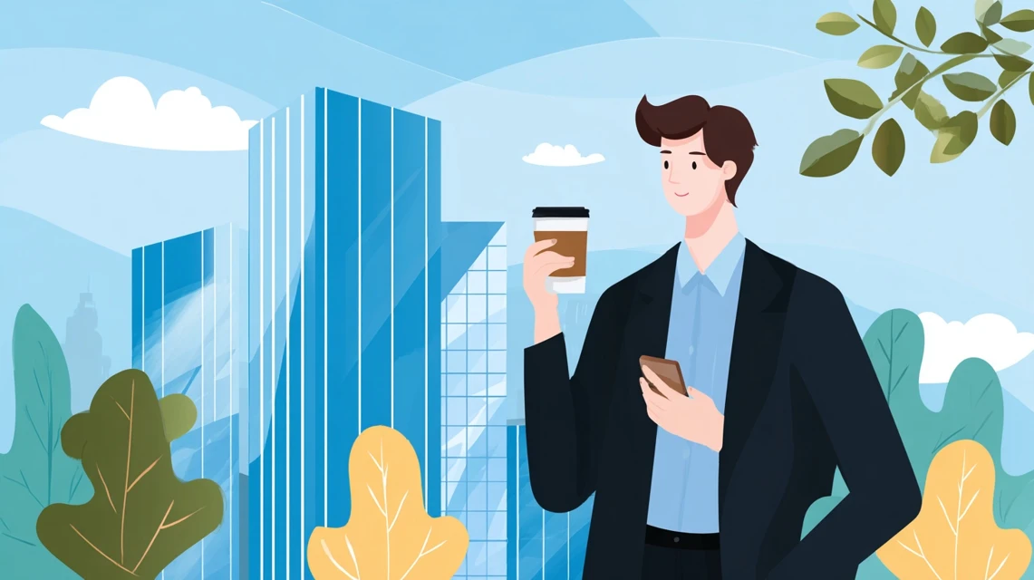 PC回収手順を調べる男性の画像