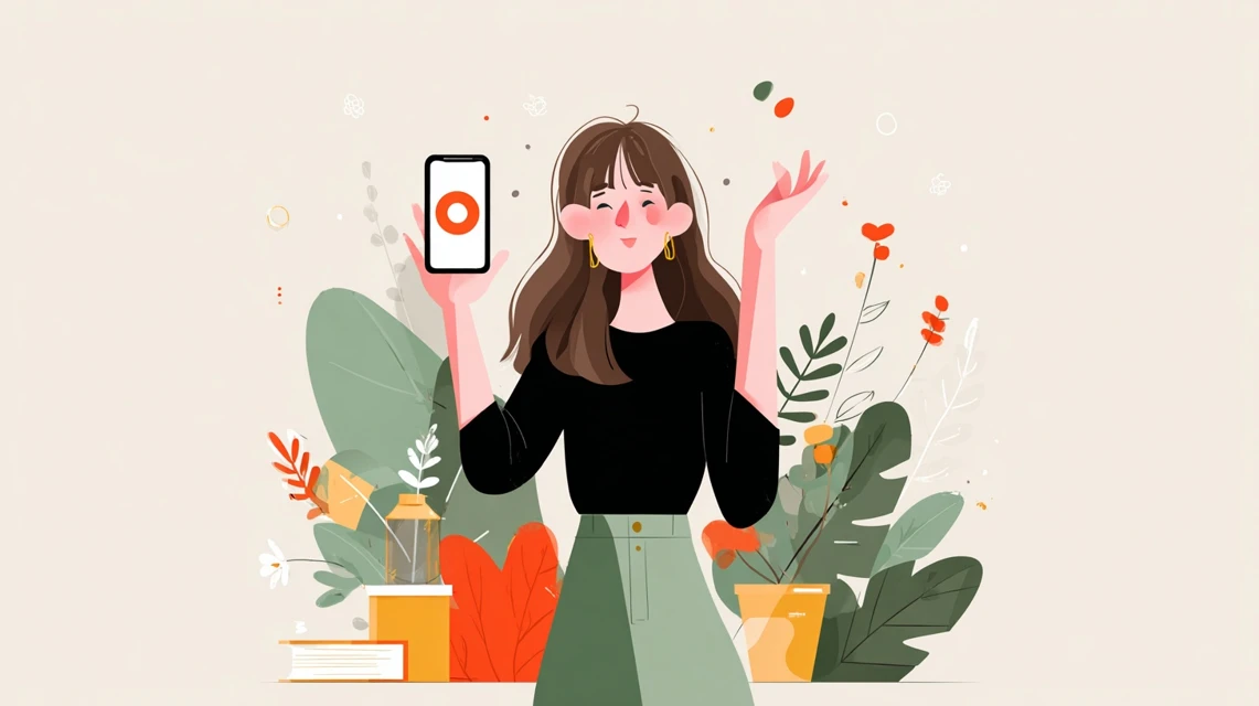 ネル口コミを確認する日本人の画像