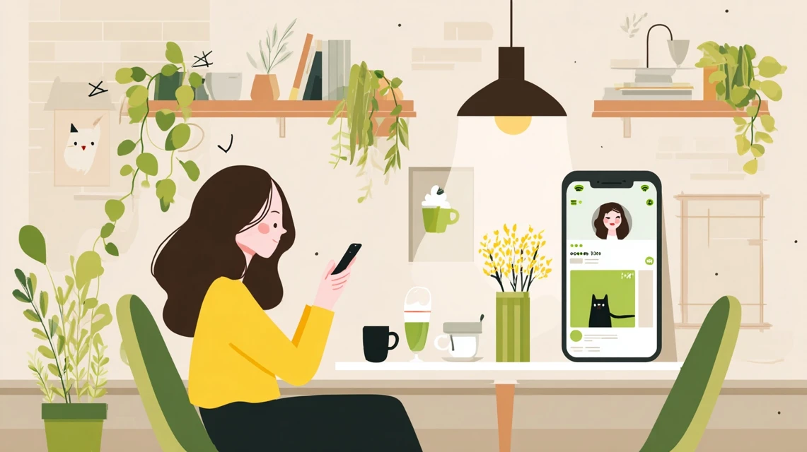 配信クーポンを探す日本人の画像