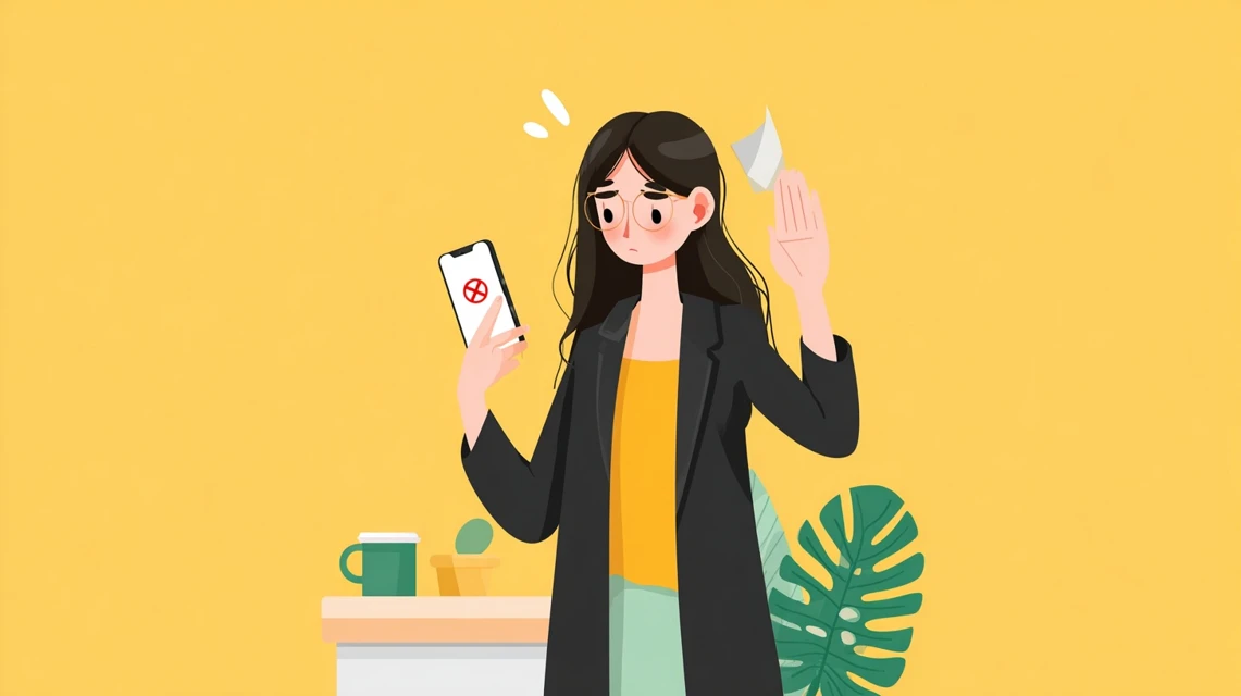 日本人がソファの口コミを読む場面