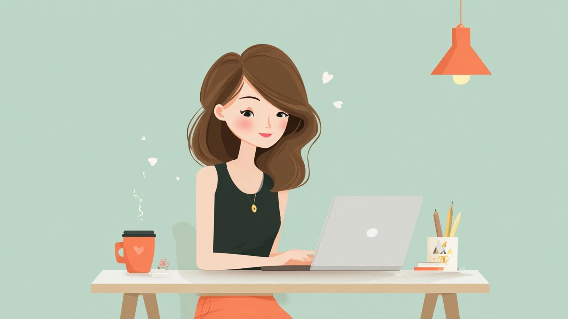 整理券規定を確認する日本人女性の画像