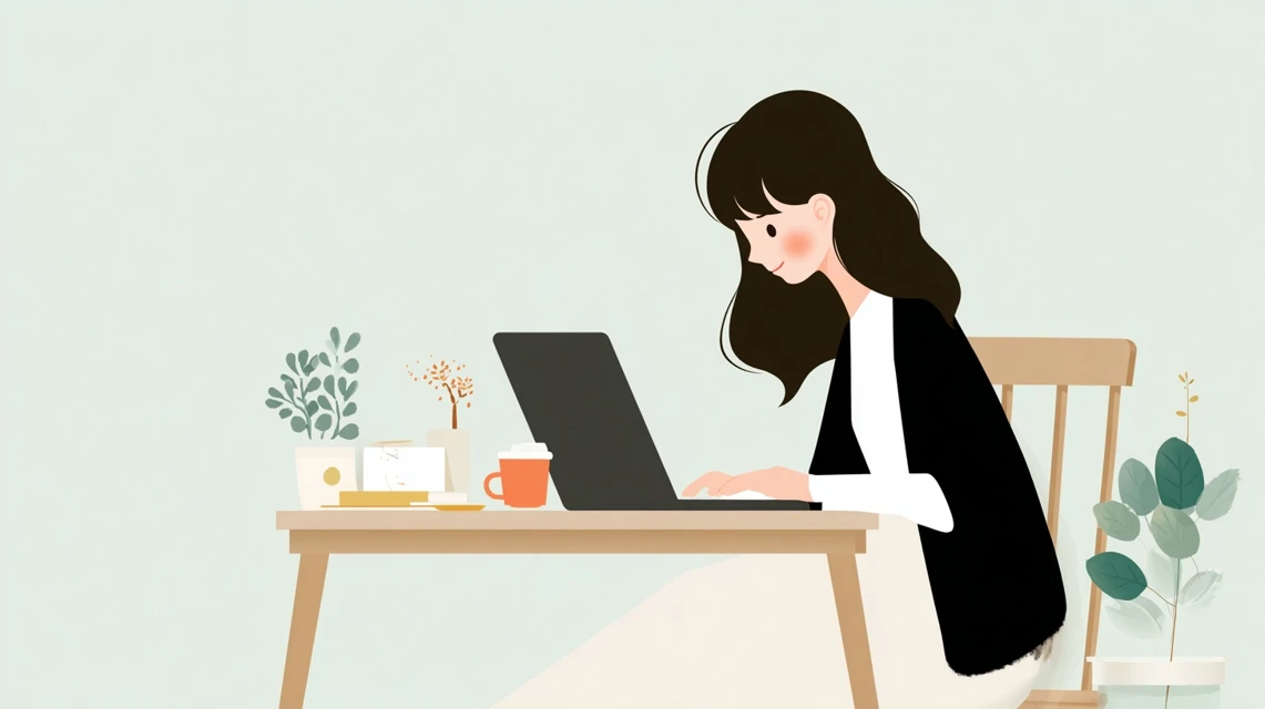 リナビスクーポンコードの注意点を調べる女性の画像