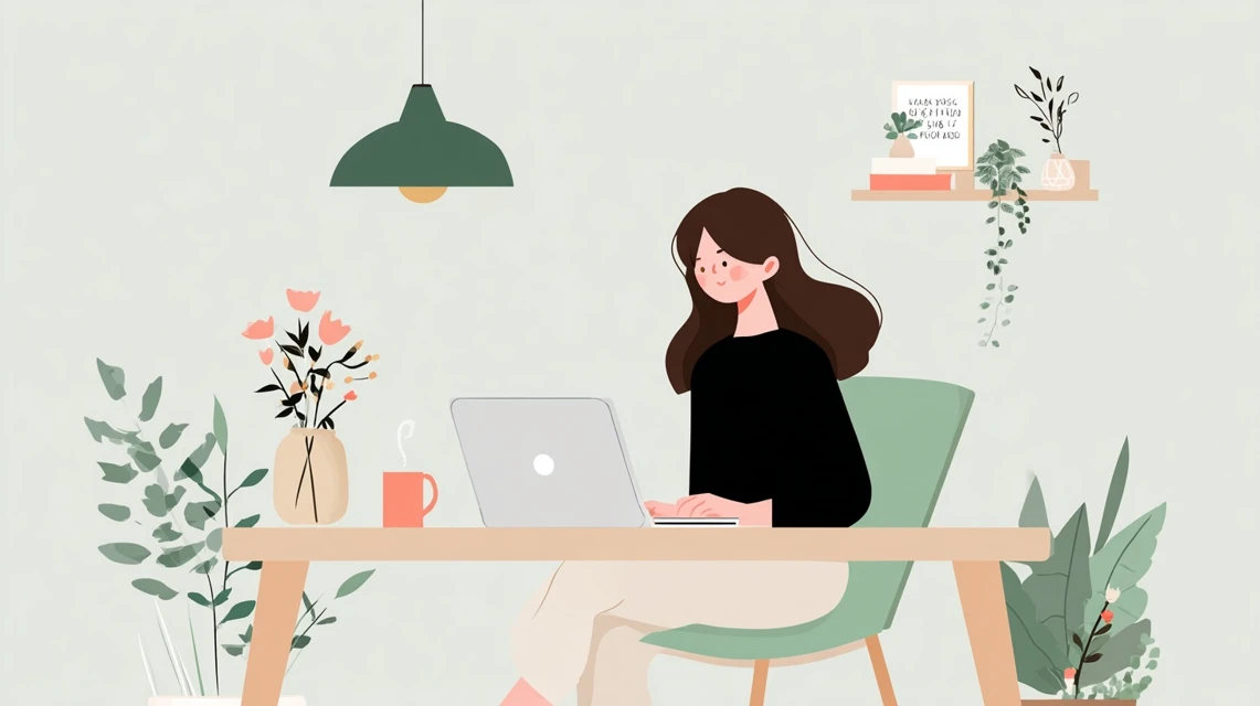 大阪府お米申請サイトを操作する女性の画像