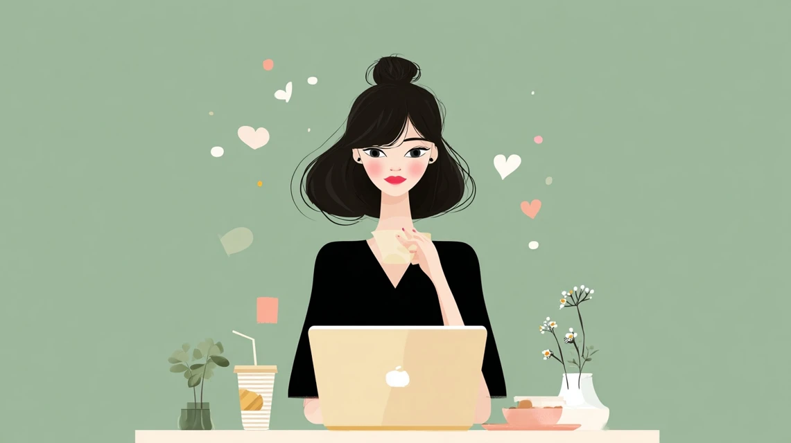 紹介制度の特典を確認する日本人の画像
