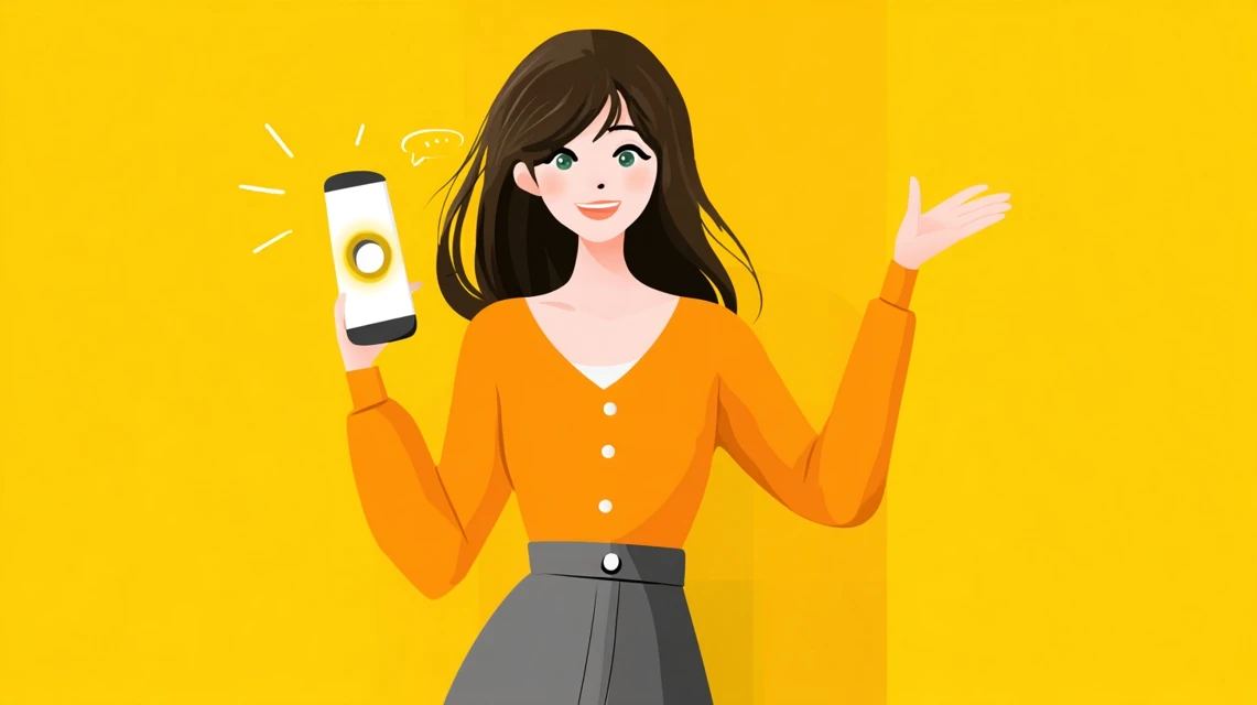 クーポン発行ページを見る日本人の画像
