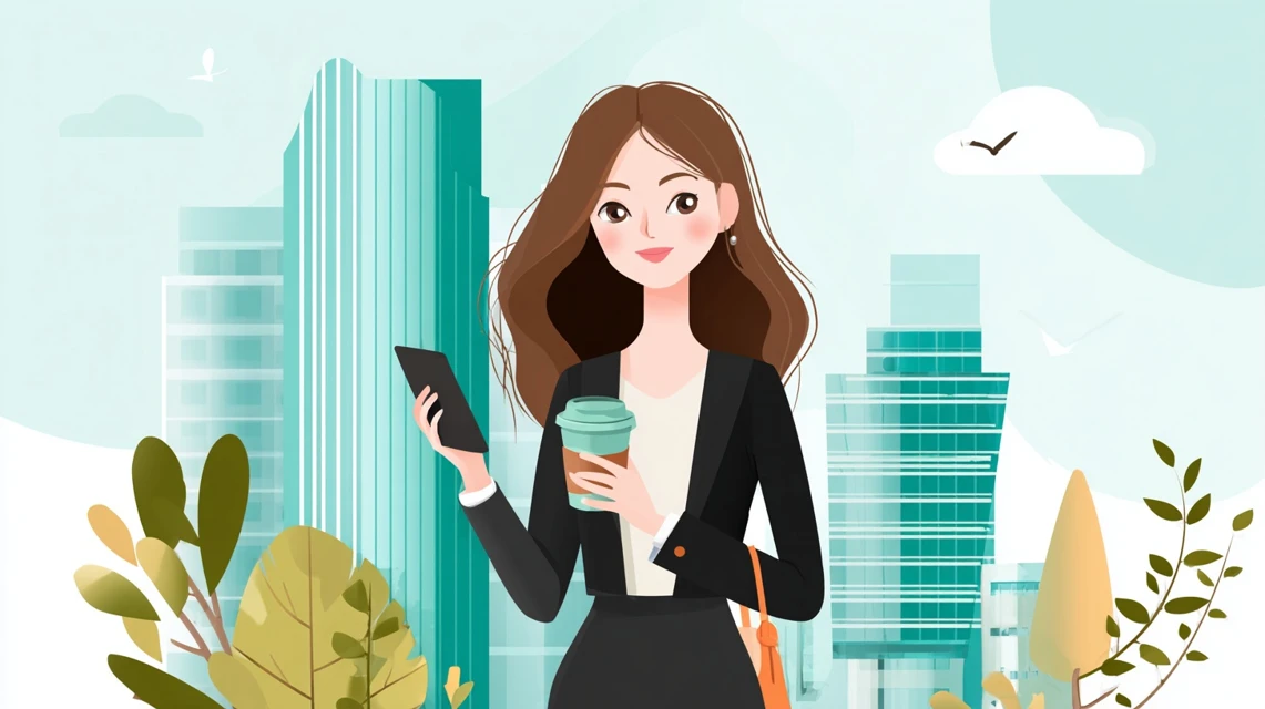 最新キャンペーンを確認する女性の画像
