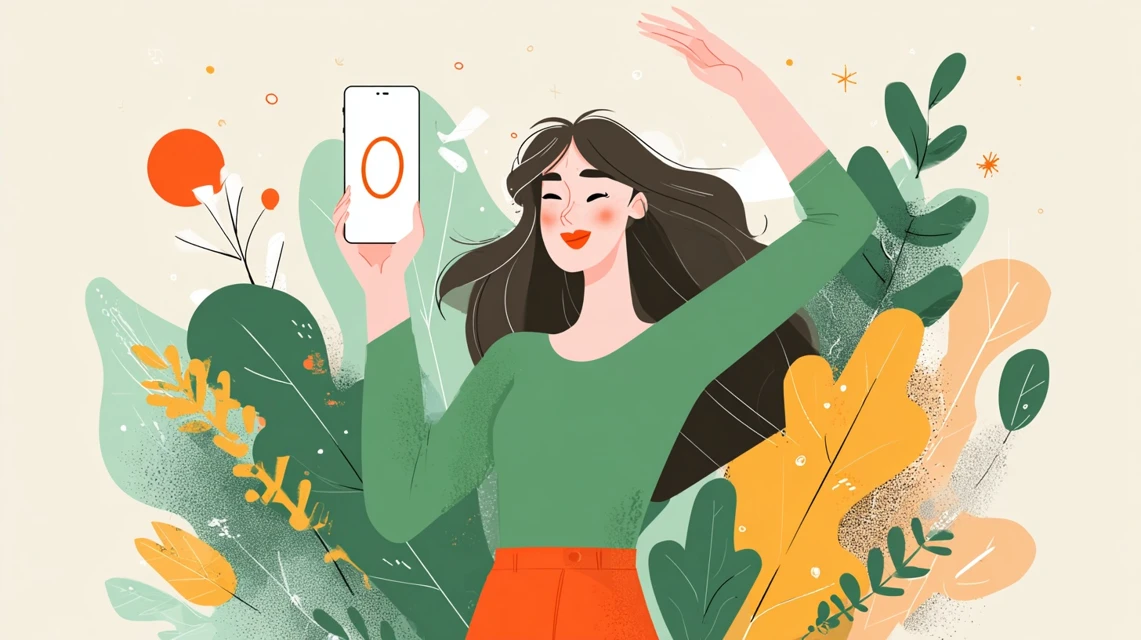 最適な購入先を整理する日本人の画像