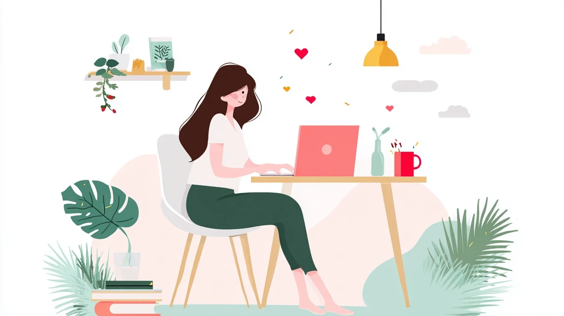 映画割を確認する女性の画像
