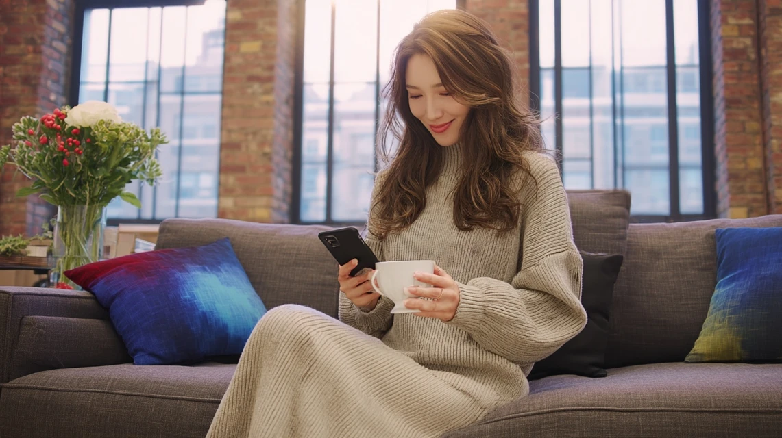 割引方法を探す日本人の画像
