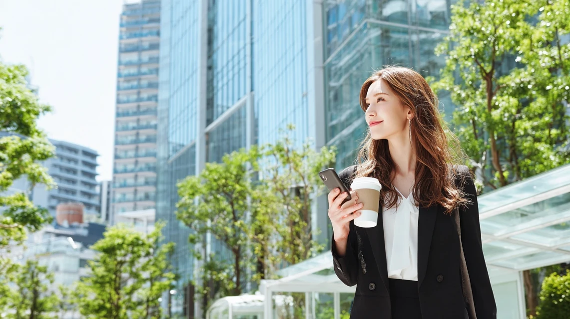 安全な手順を確認する日本人の手元が写る場面
