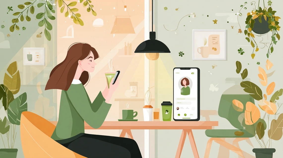 wpc会員特典を確認する日本人の画像