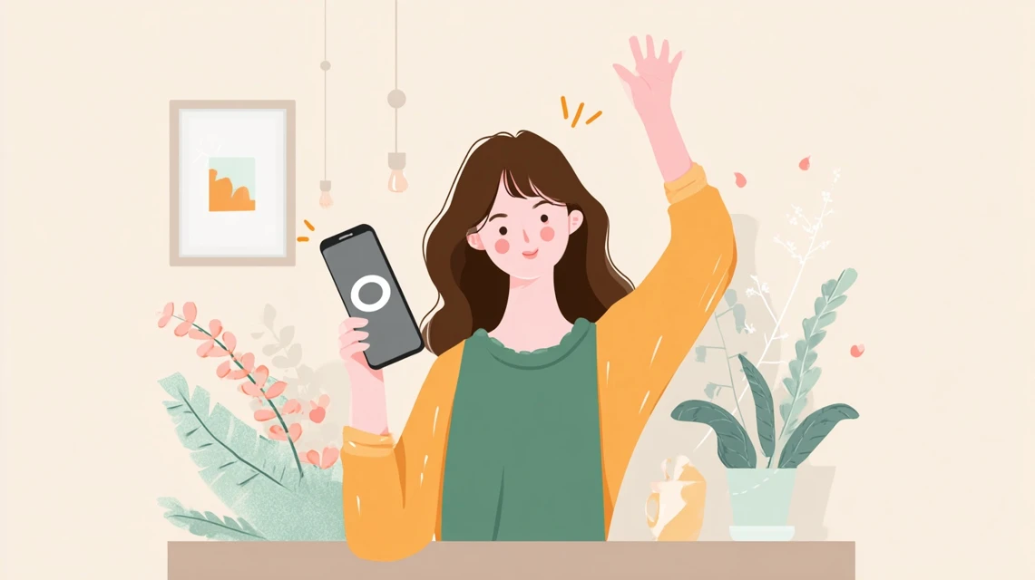 料金プランを比較する日本人女性の画像
