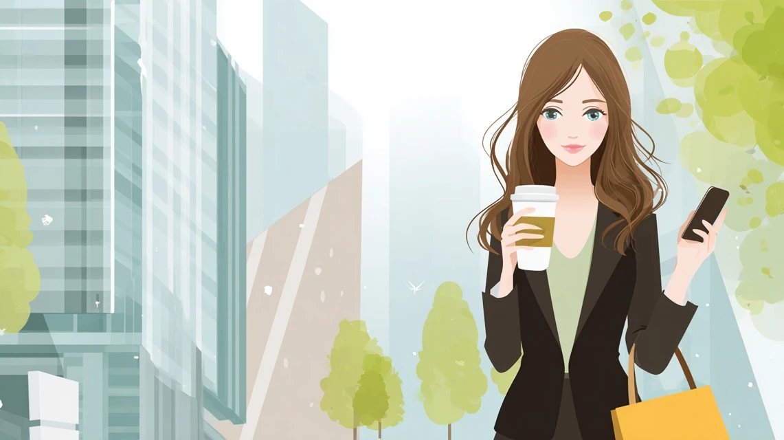 楽天クーポン取得エラーを確認する日本人女性の画像