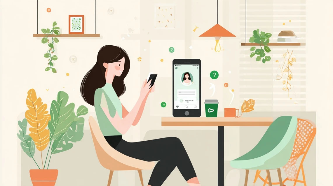 ヤフー限定ソフトバンク乗換クーポン再利用を考える女性
