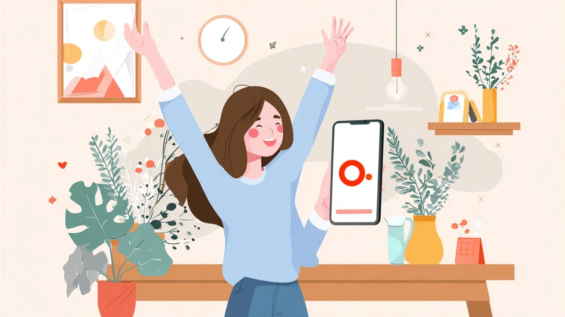 セルフレジでイオンクーポンを読み取る操作を行う女性
